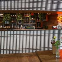 The bar at Feel Seoul Good in Berlin