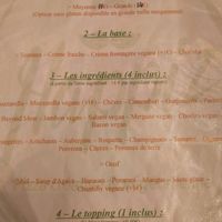 Menu (27th July 2022) - build your own pizza! at Happiz - Monge in Paris