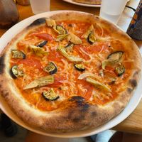 Potagere Pizza at Happiz - Monge in Paris