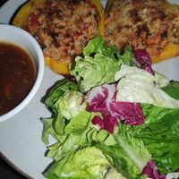 gefüllte Paprika at Baba Pool Club in Phuket