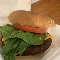 Bocce burger  at Franklin Alley Social Club in Troy
