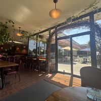 Entrance   at Dharma's in Capitola