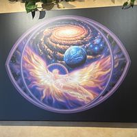 Wall art  at Dharma's in Capitola