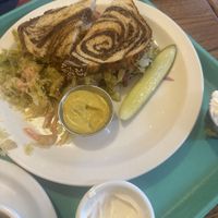 Reuben sando vegan   at Dharma's in Capitola