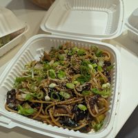 Chicken Chow Mein at Dharma's in Capitola