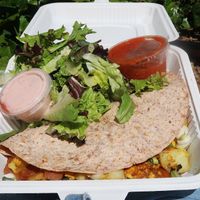 Breakfast burrito at Dharma's in Capitola