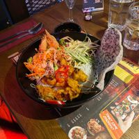 Bun bo salad  at Banana Tree - Maida Vale in West London