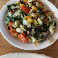 Sautéed veggie medley  at Panchos & Gringos Deli in San Antonio