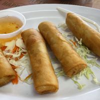 Shiitake Siam rolls at Thai Station in Payson