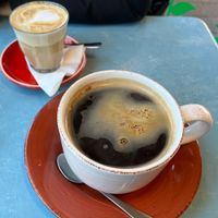 Regular Soy Latte and LARGE along Black  at My Rainbow Dreams in Dickson