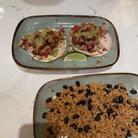 BBQ jackfruit tacos — ask for a side of black beans and rice!  at Pure Kitchen in Frisco