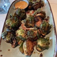 Roasted brussel sprouts  at Pure Kitchen in Frisco