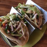 Jackfruit tacos with vegan request at Pure Kitchen in Frisco