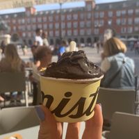 Vegan ice cream at Mistura - Ciudad Rodrigo in Madrid