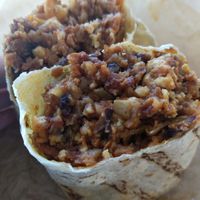 vegan burrito at Lassens Natural Foods & Vitamins in San Luis Obispo