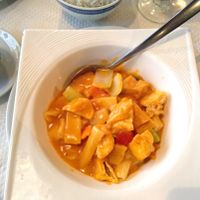 Tofu curry w/coconut milk (vegan) at Jardin De Chiang Mai in Paris