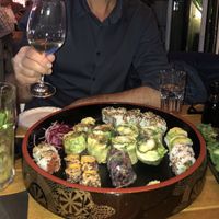 Vegetarian and vegan sushi  at Negishi in Luzern