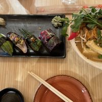 Selection of dishes  at Negishi - Pelikanplatz in Zurich
