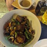 Tofu at Di Vino Dante in Puerto Vallarta