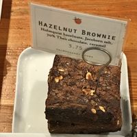 Brownies (this one not vegan) at Ghost Note Coffee in Seattle