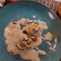 Tortelli di radicchio "ai 4 formaggi" at GingerGi in Padua