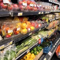 Always a good choice of fresh fruit and veg  at Jay's Budgens in South East London