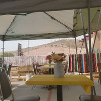 Outdoor seating during Covid19 at Rosita's Restaurant in Barstow