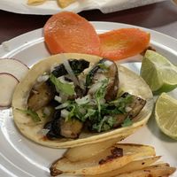 Marinated portobello taco at Taco Temptation in Port Chester