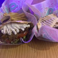 Veganbab and quesadillas with Soja and onion ! Recommended   at The Began in Valencia