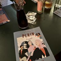 Menu  at Plain in Vienna