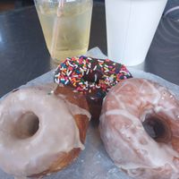 Vegan donuts--soooo delish! at Kaibur Coffee in Pittsburgh