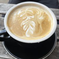 Soy latte  at Kaibur Coffee in Pittsburgh