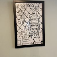 Excellent artwork .  at Kaibur Coffee in Pittsburgh