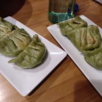 Veggie gyozas at Sugoi Ramen in Bilbao