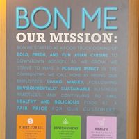 Mission Statement  at Bon Me in Cambridge
