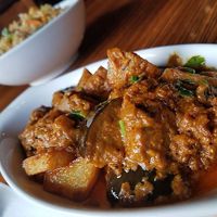 Eggplant Yogurt Dish at Martsa on Elm in Somerville