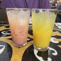Guava and mango lemonade   at Seedz Cafe in Steamboat Springs