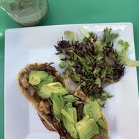 Caramelized onion and mushrooms sandwich!  at Seedz Cafe in Steamboat Springs