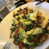 Vegan Creamy Polenta at Seedz Cafe in Steamboat Springs