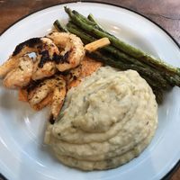 Grilled “prawns” at Golden Grapes in Glebe