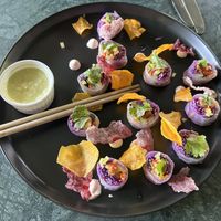   at Bidasoa Restaurant at Hotel Bidasoa in Santiago