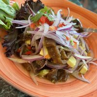 Cochayuyo  at Bidasoa Restaurant at Hotel Bidasoa in Santiago