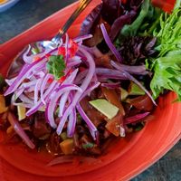 Ceviche de cochayuyo at Bidasoa Restaurant at Hotel Bidasoa in Santiago