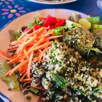 Falafel Salad  at La Jardinera in Todos Santos