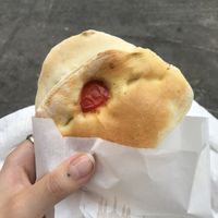 vegetable panzerotti at Panzerotti Luini in Milan