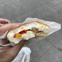 Baked vegetable   at Panzerotti Luini in Milan