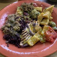 Buddha bowl at Soup in Town in Lucca