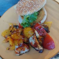 Burger at Soup in Town in Lucca