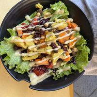 Vegan salad ("insalatona")  at Soup in Town in Lucca