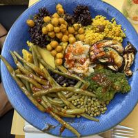Vegan bowl  at Soup in Town in Lucca